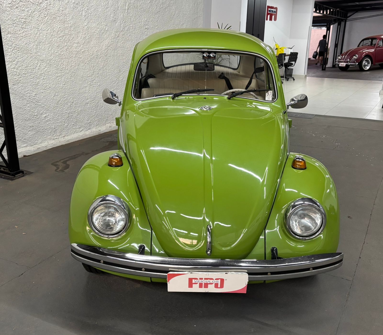 Volkswagen Fusca 1972 verde à venda na Pipo Veículos em Avaré-SP — foto 3